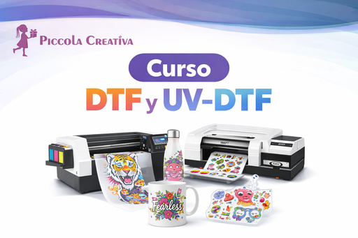 Curso básico de DTF Textil y UV-DTF